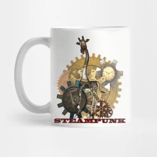 Funny steampunk giraffe Mug